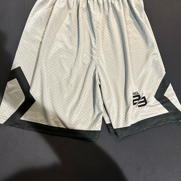 NO.23 FUTBOL Gray Soccer Shorts - Comfort Meets Performance - Picture 4 of 4